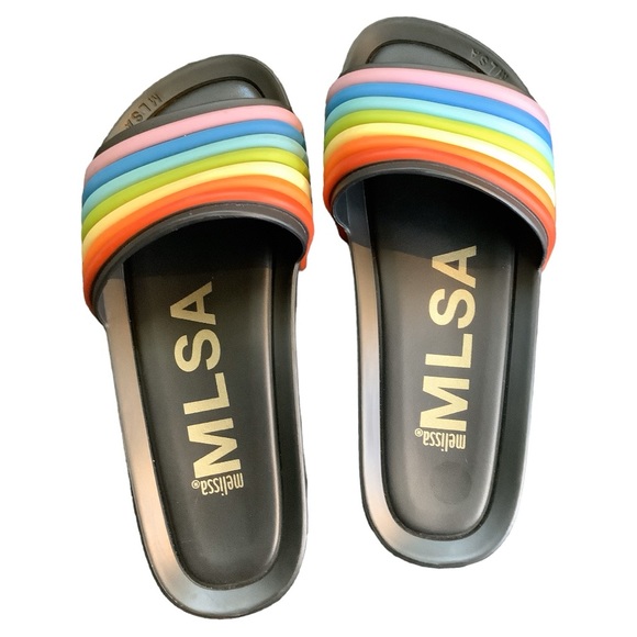 Melissa rainbow slides size 10 - Picture 2 of 3